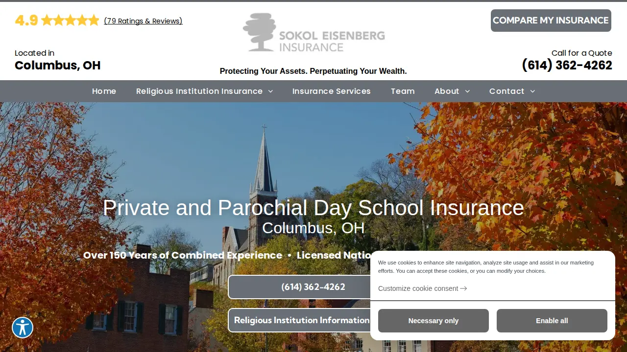 Sokol Eisenberg Insurance page