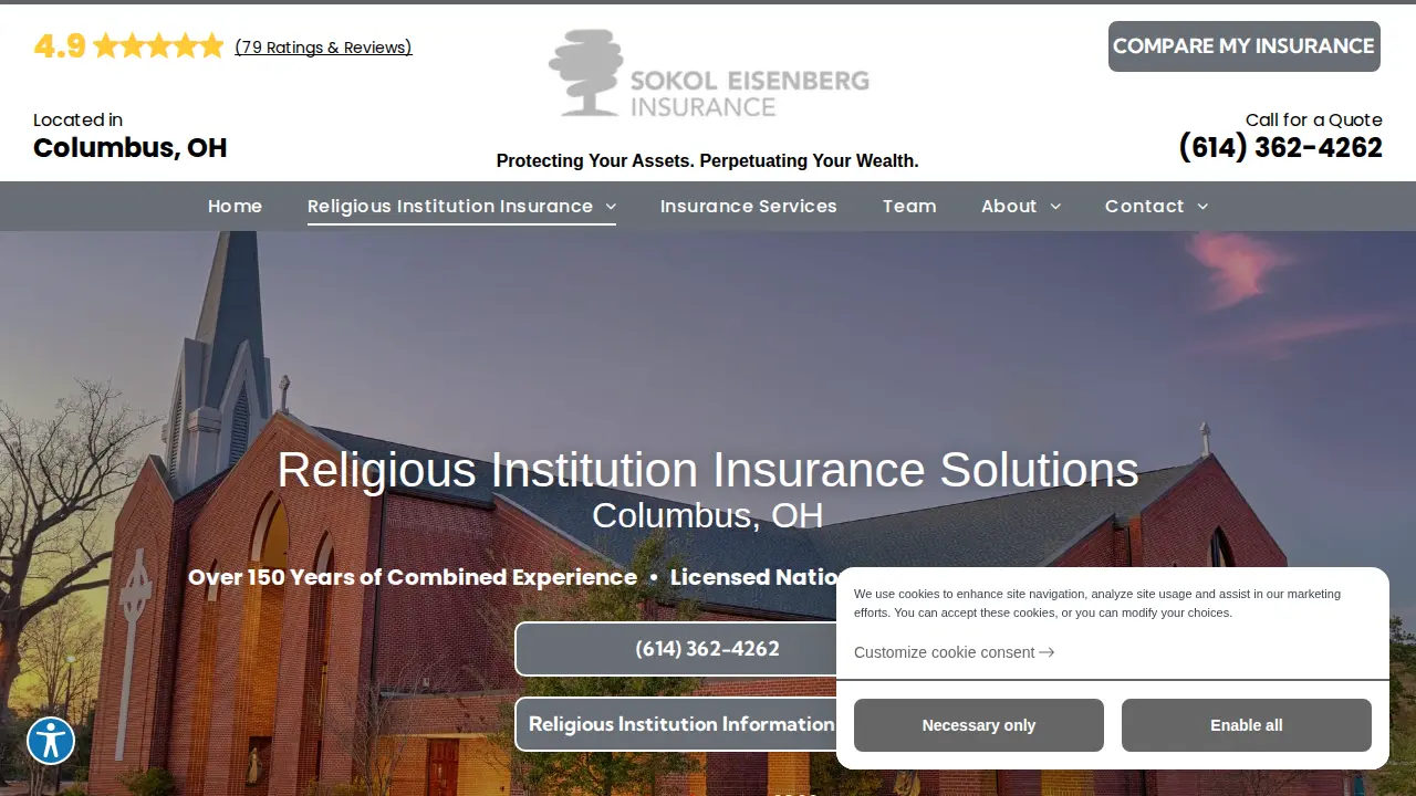 Sokol Eisenberg Insurance page