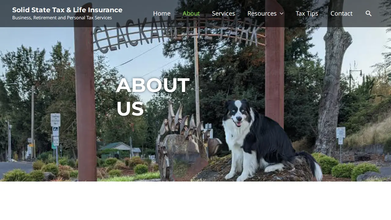 Solid State Tax & Life Insurance page