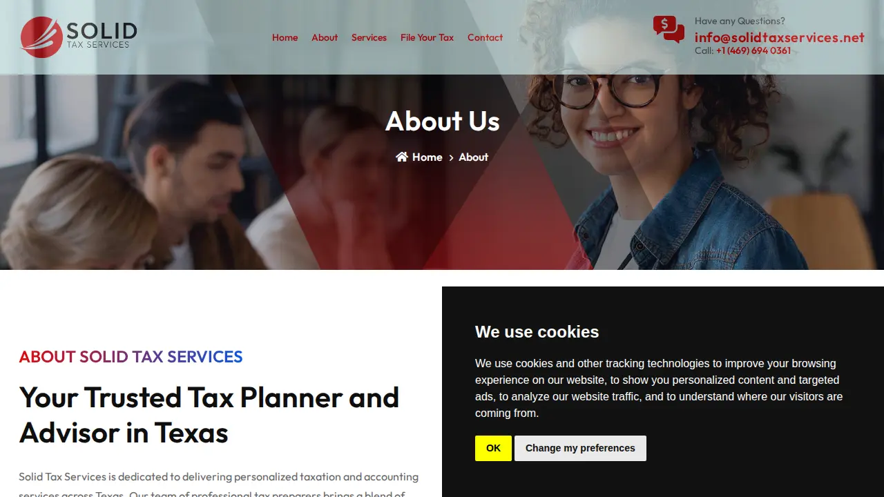 Solid Tax Services page
