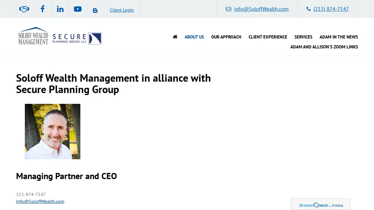 Soloff Wealth Managment page