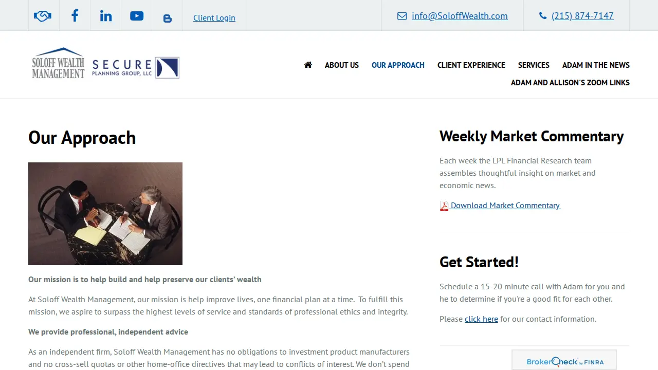 Soloff Wealth Managment page