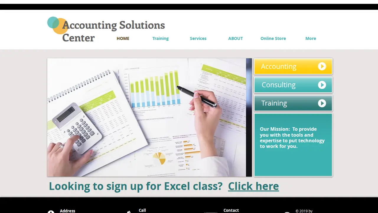 Accounting Solutions Center Inc website