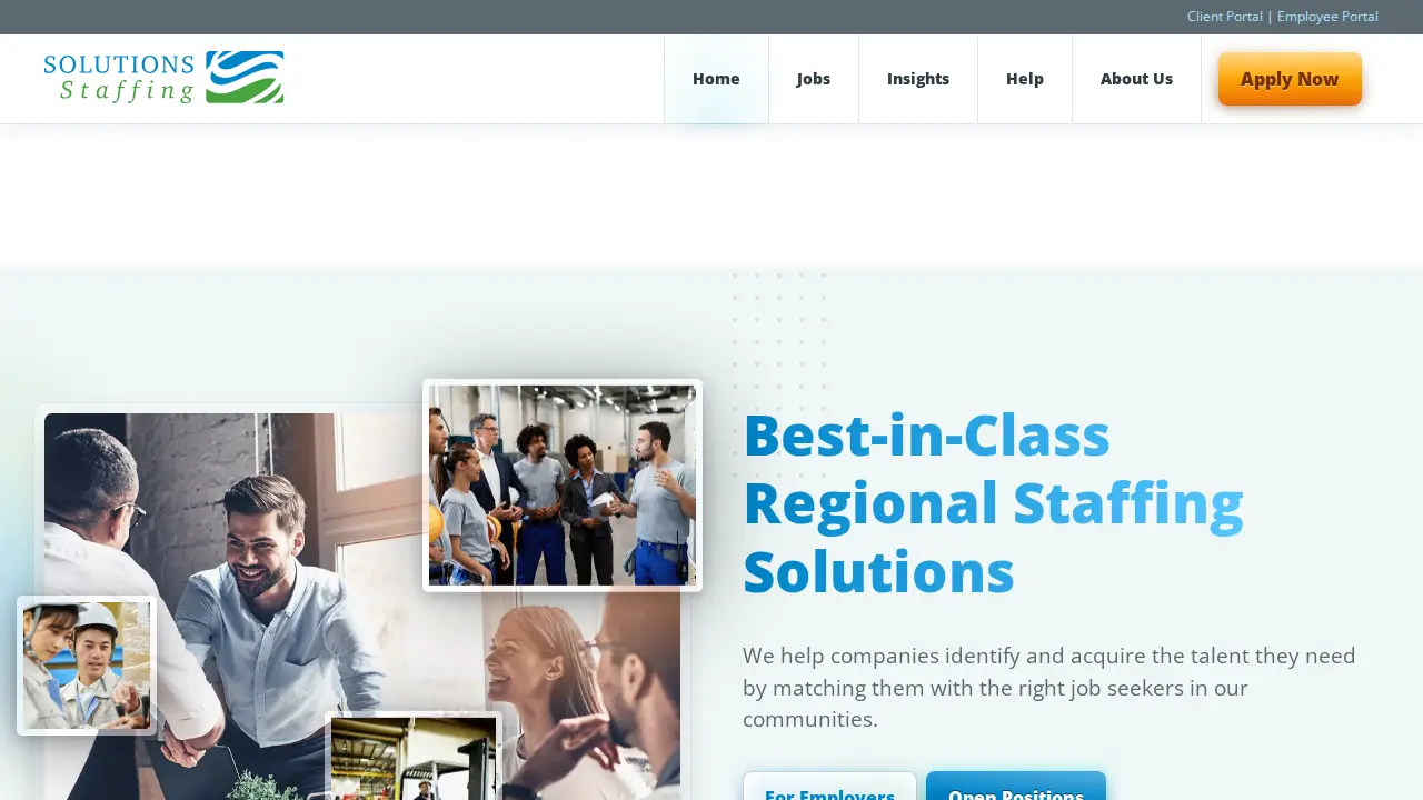 Solutions Staffing - Downtown Branch website