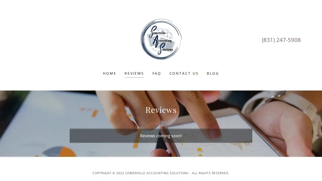 Somerville Accounting Solutions page