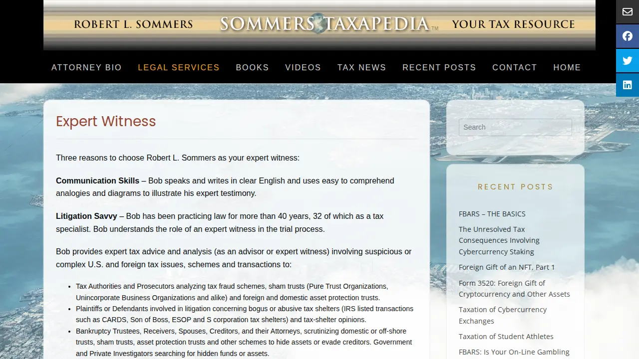 Robert L. Sommers page