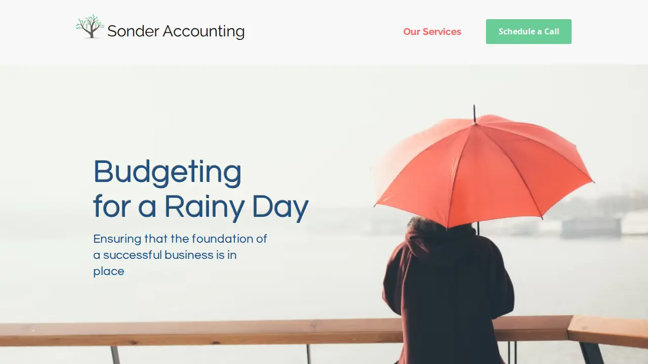 Sonder Accounting page