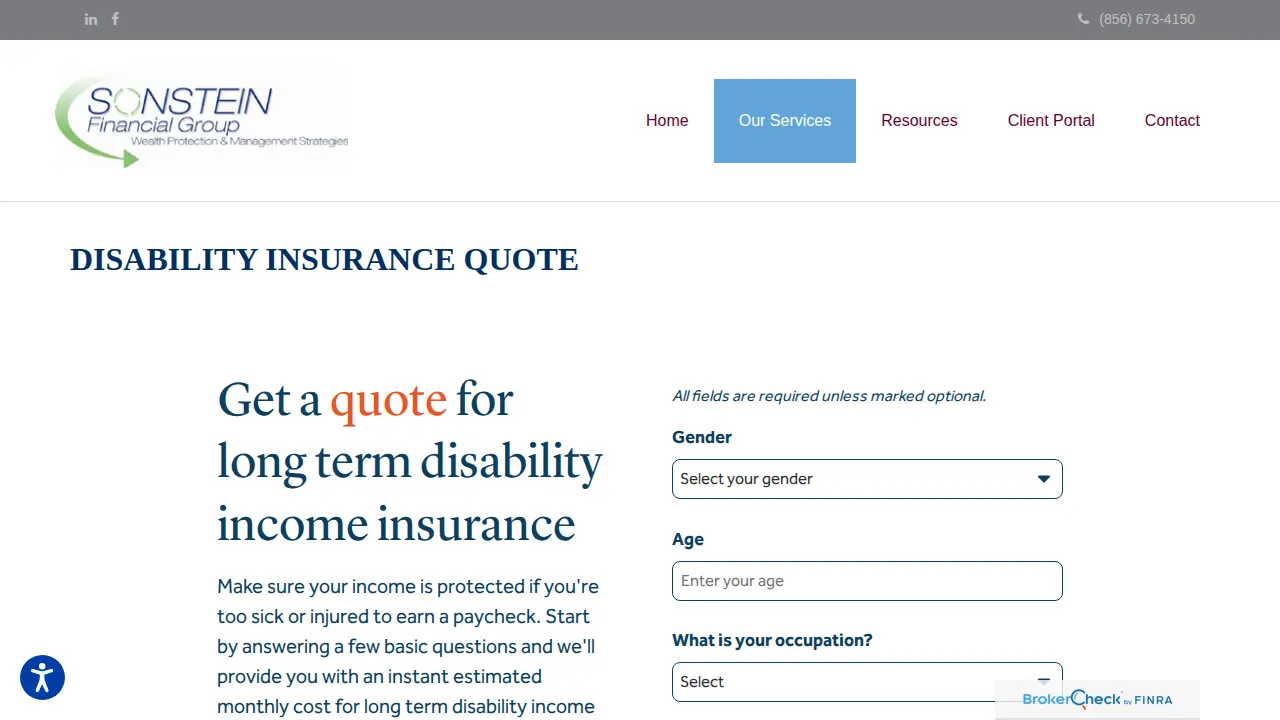 Sonstein Financial Group page