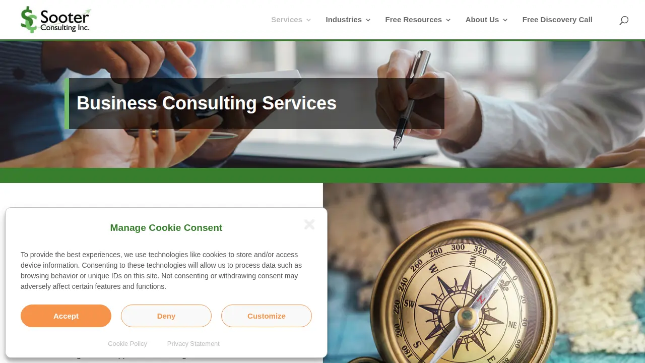 Sooter Consulting Inc. page