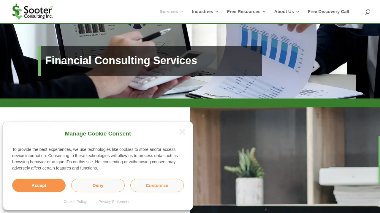 Sooter Consulting Inc. page