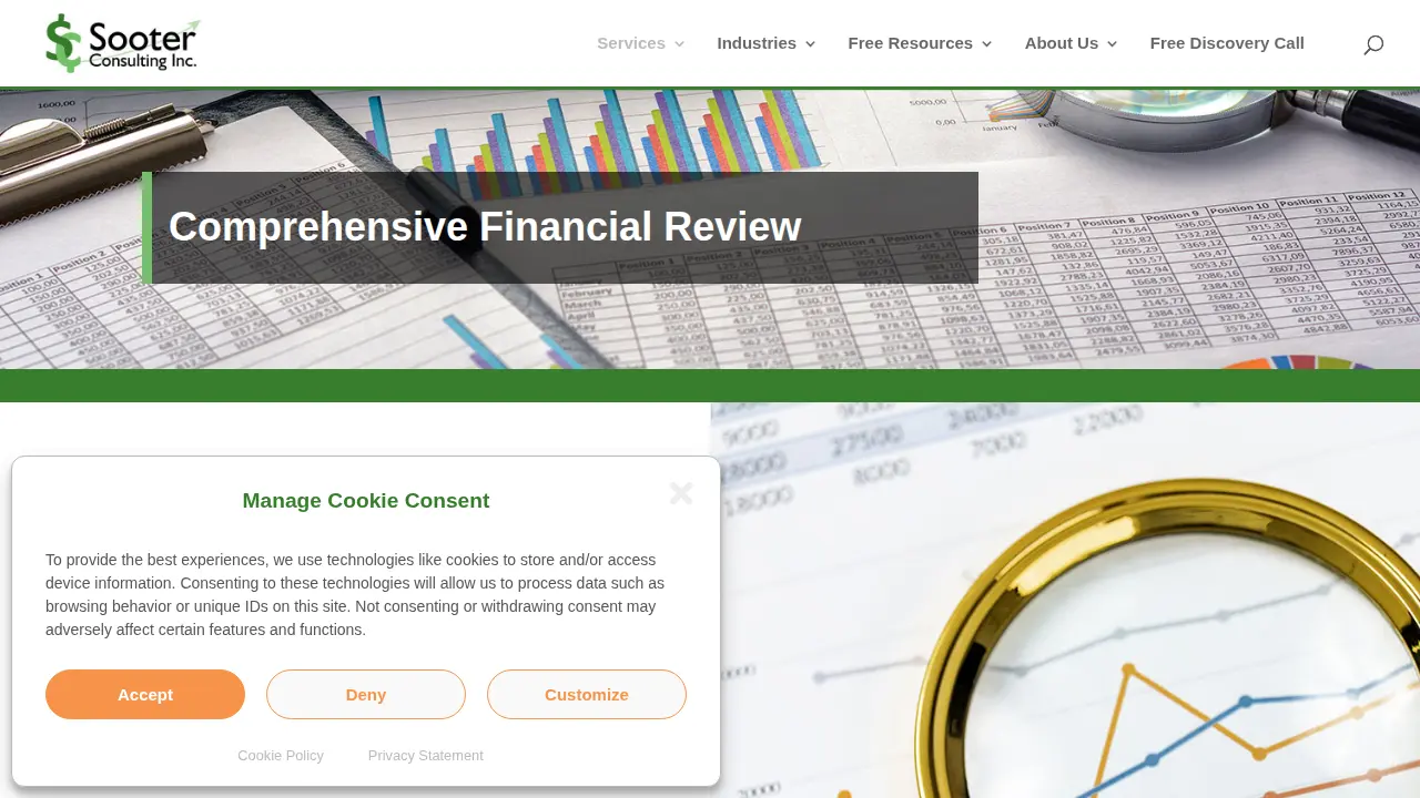 Sooter Consulting Inc. page
