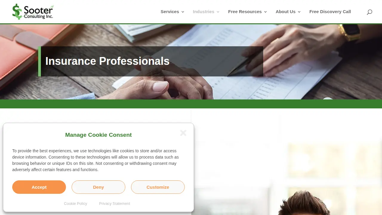 Sooter Consulting Inc. page