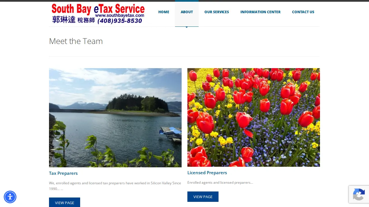 South Bay eTax Service page