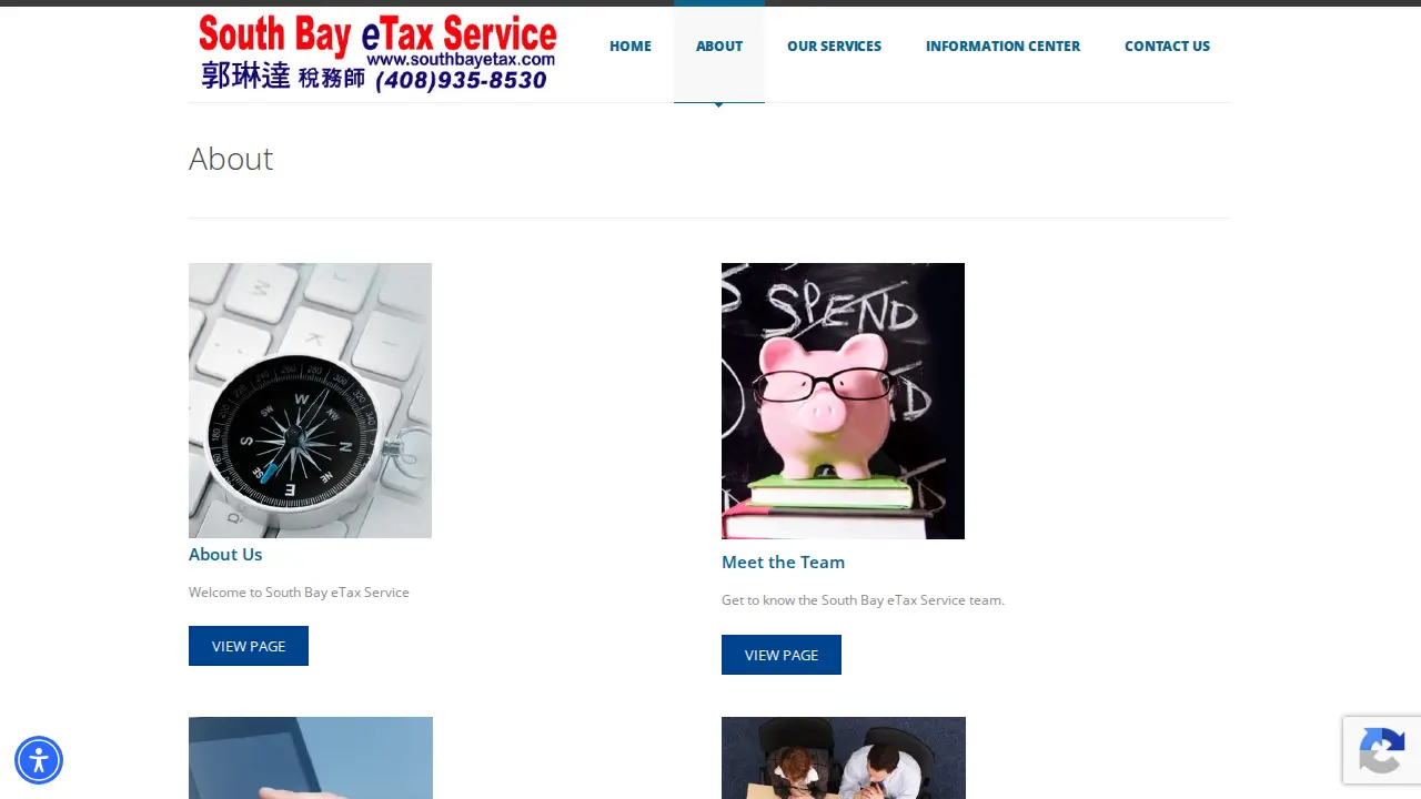 South Bay eTax Service page