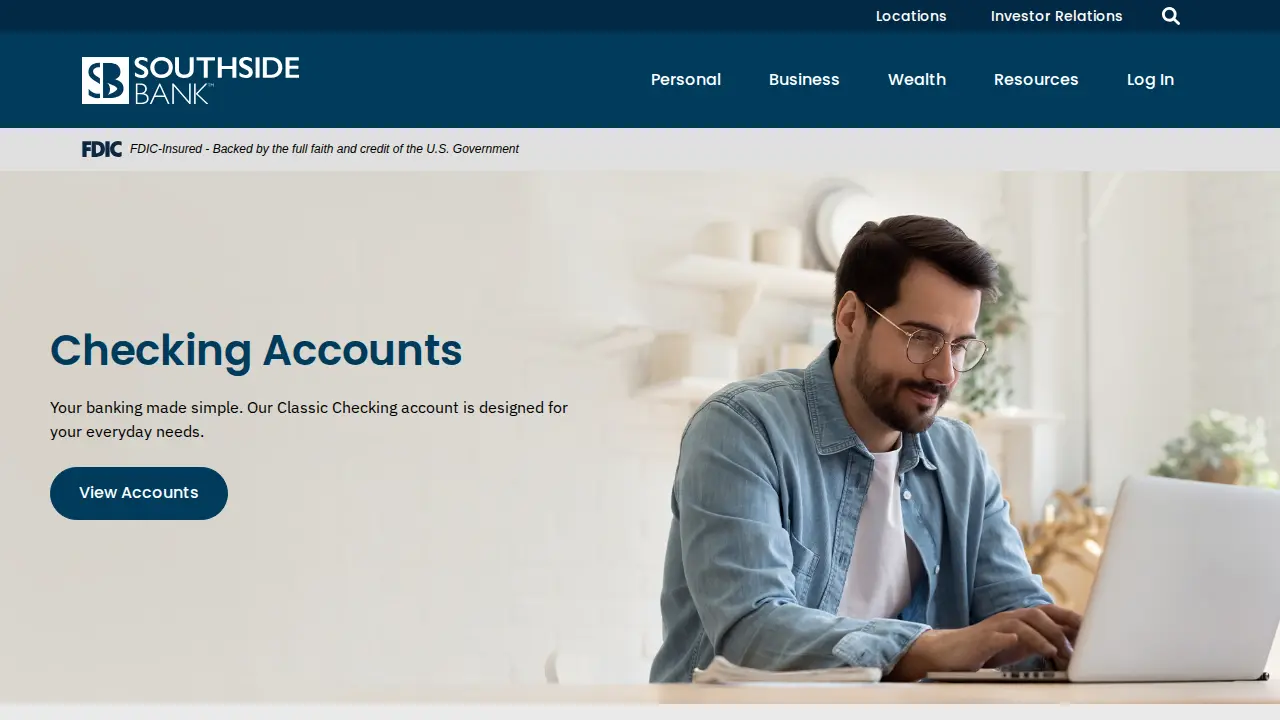 Southside Bank page
