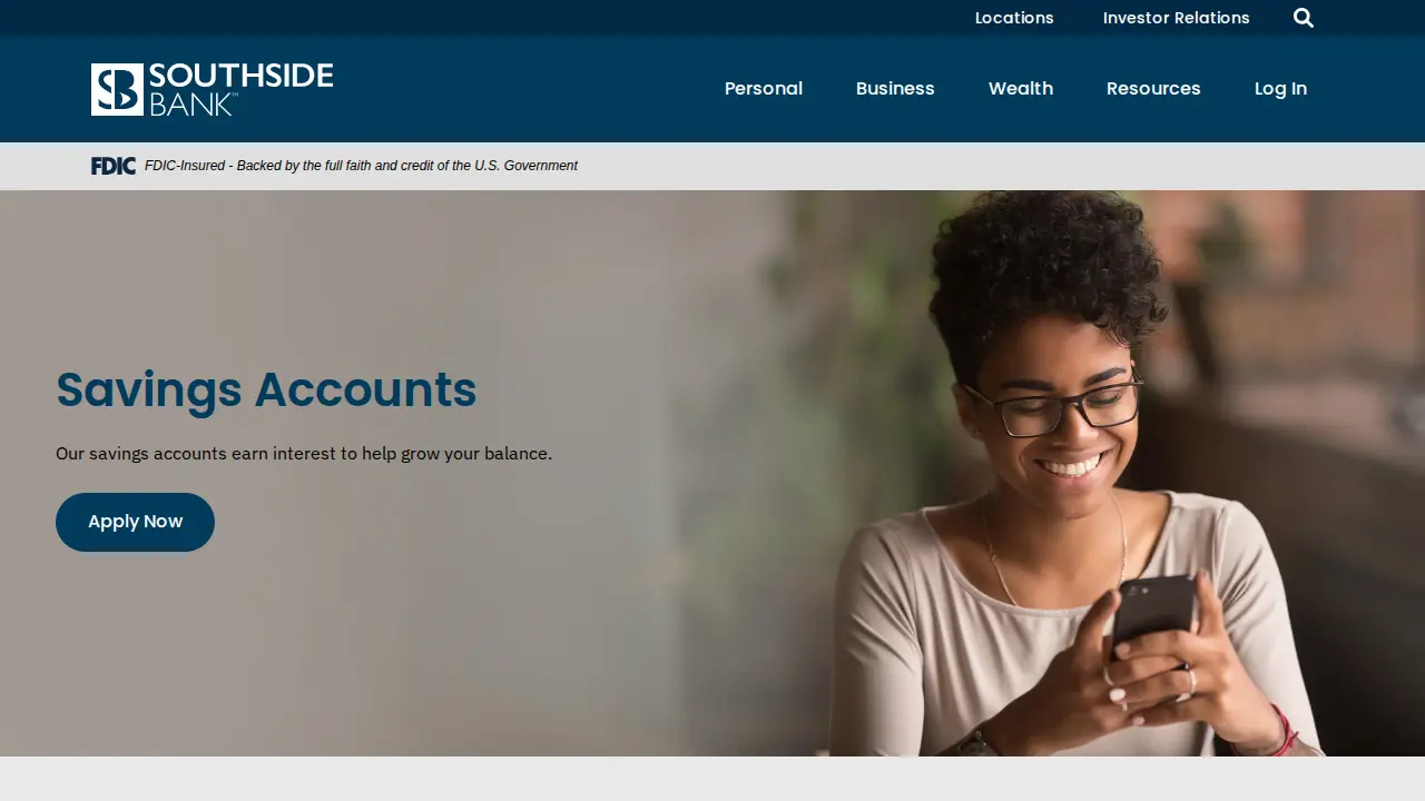 Southside Bank page