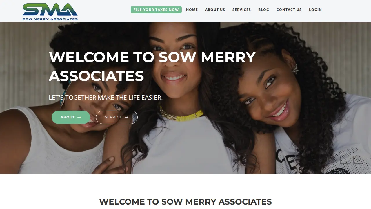 Sow Merry Associates website