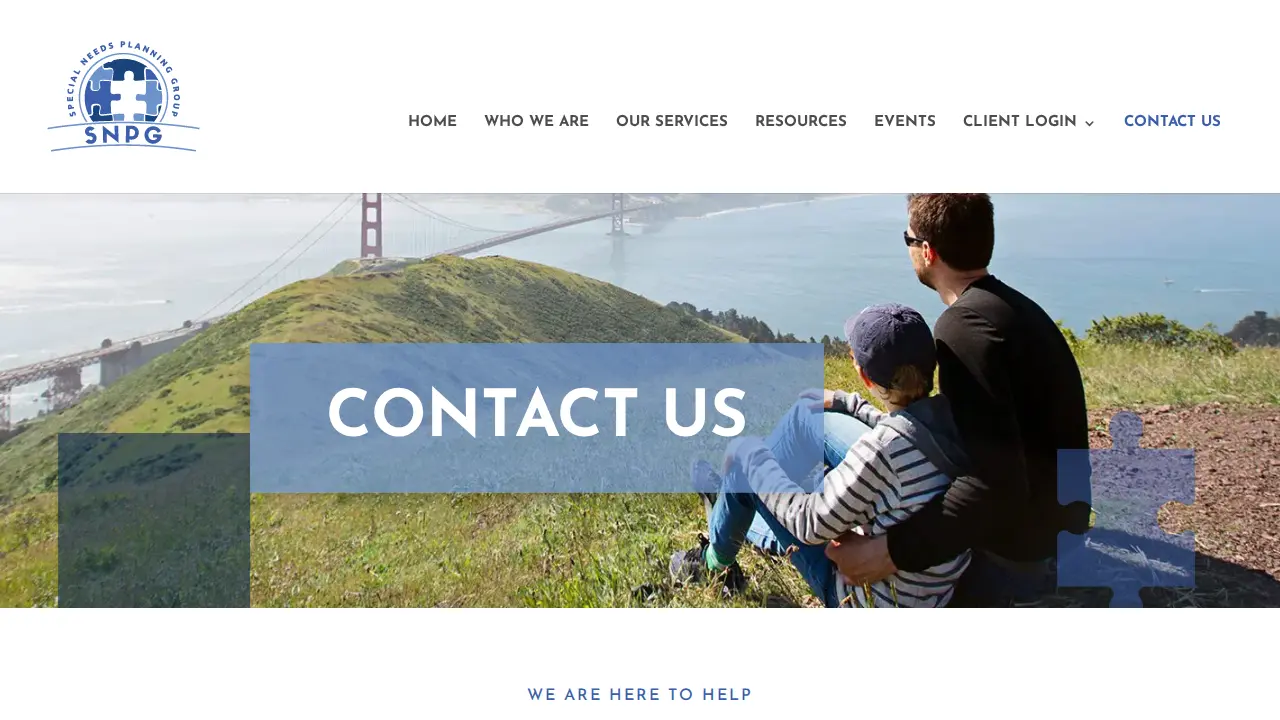 Special Needs Planning Group page