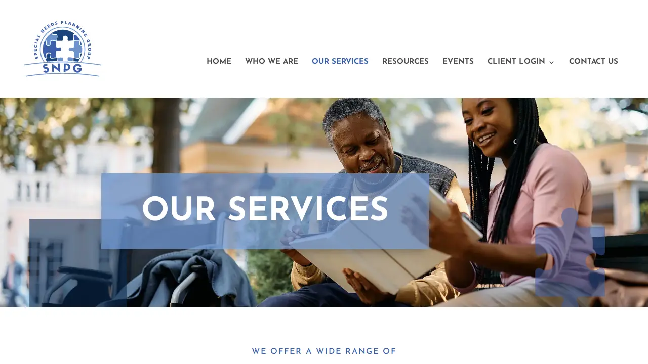 Special Needs Planning Group page