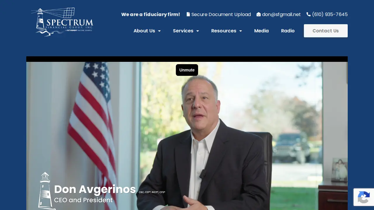 Spectrum Financial Group, Inc. page