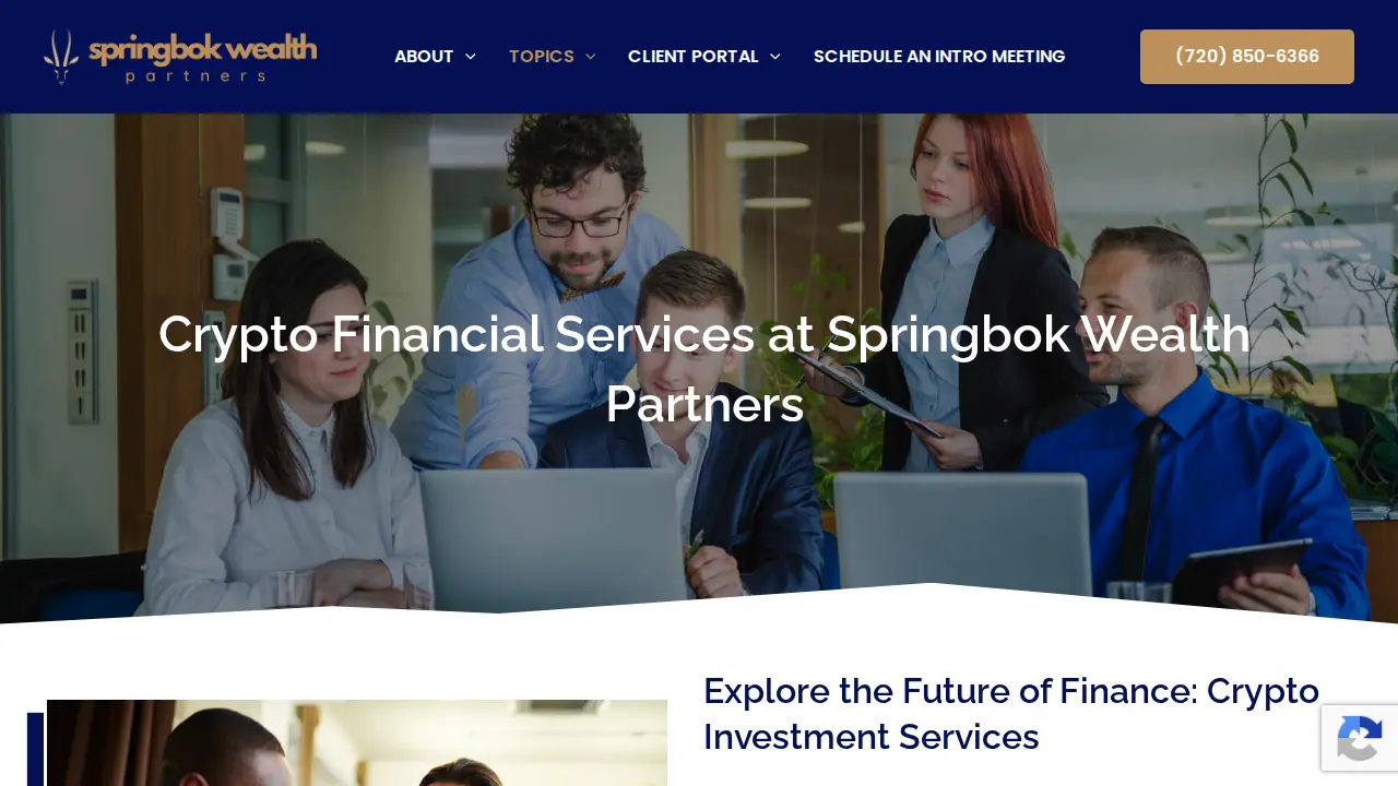 Springbok Wealth Partners page