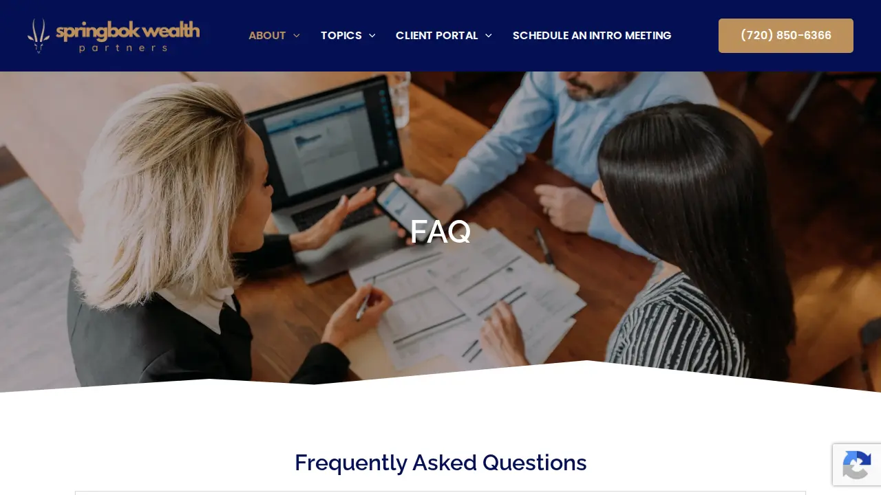 Springbok Wealth Partners page