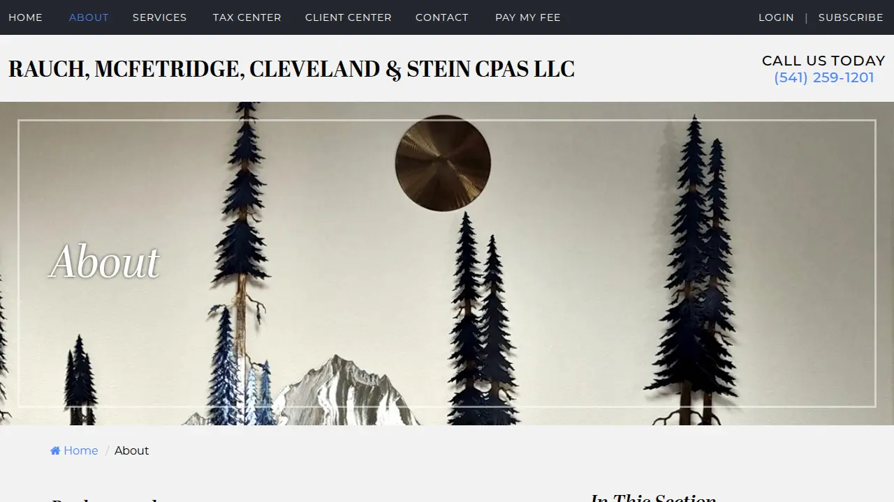 Rauch, McFetridge, Cleveland & Stein CPA's page