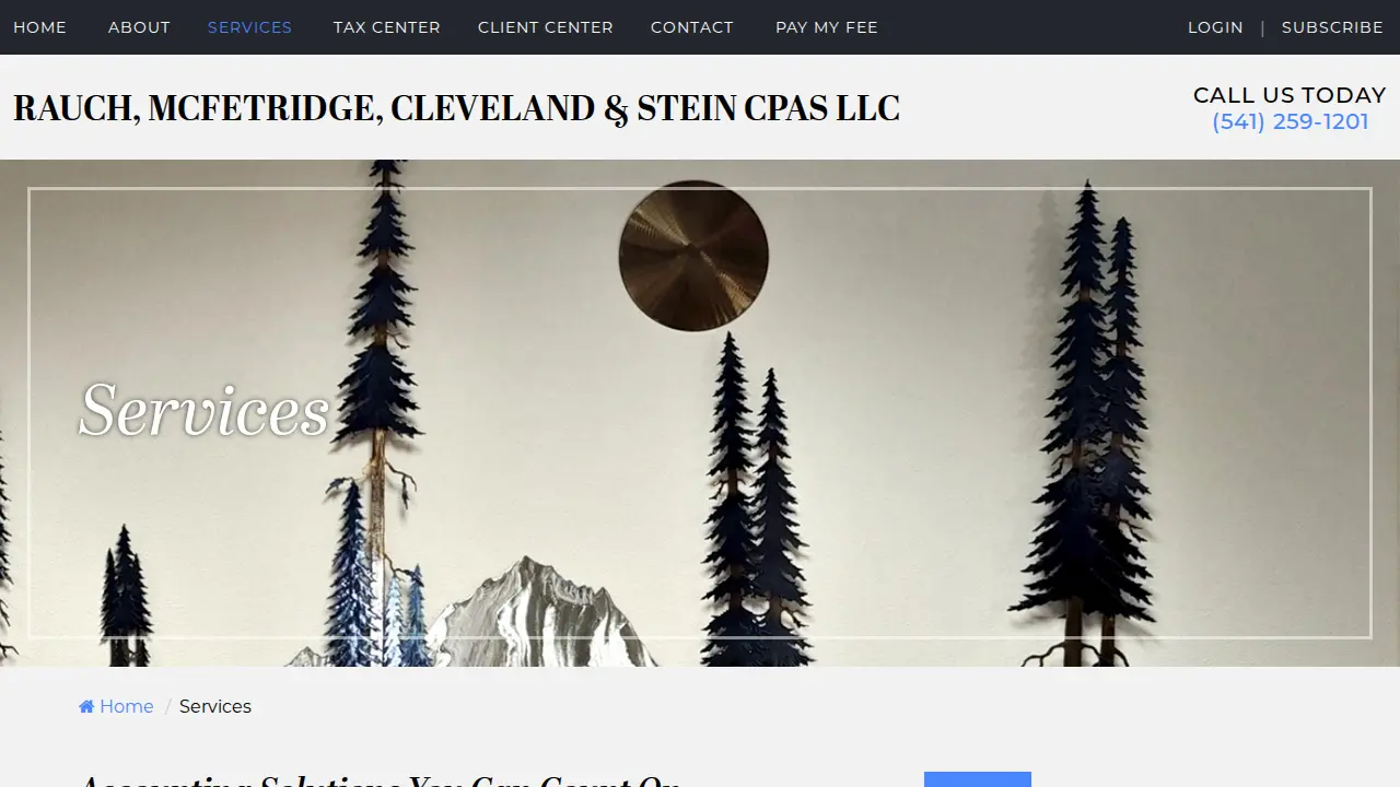 Rauch, McFetridge, Cleveland & Stein CPA's page