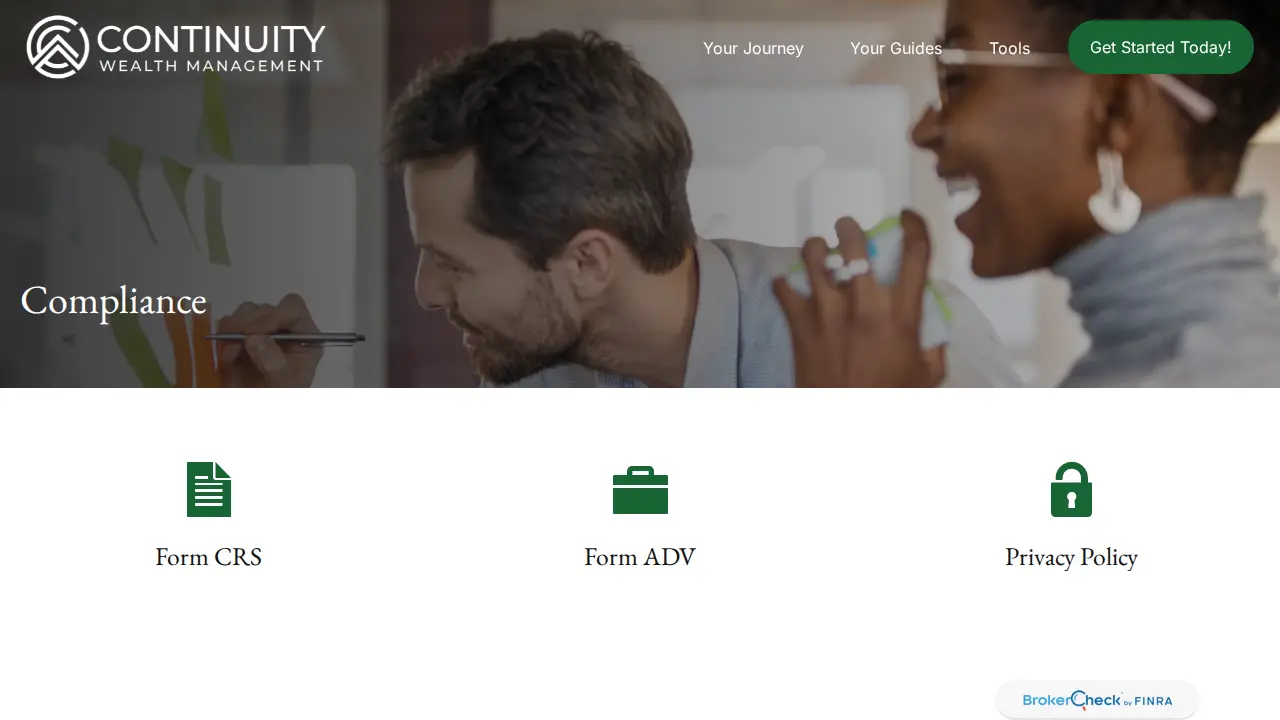 SRM Advisors page