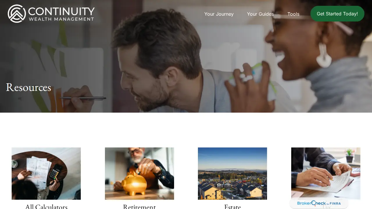 SRM Advisors page