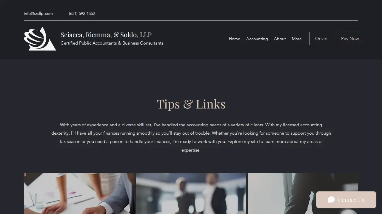 Sciacca, Riemma, & Soldo, LLP page