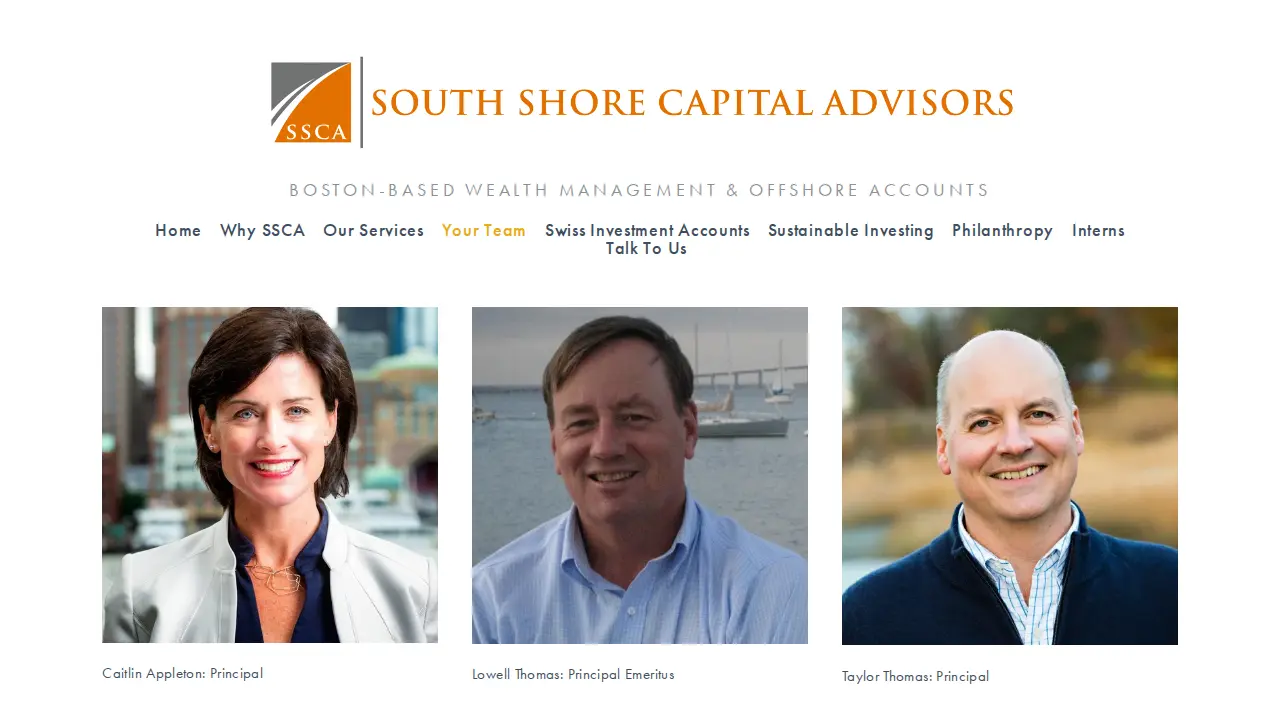 South Shore Capital Advisors page