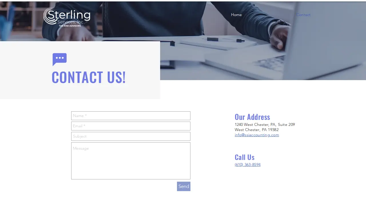 Sterling Services, Inc. Robert DiSciullo, CPA page