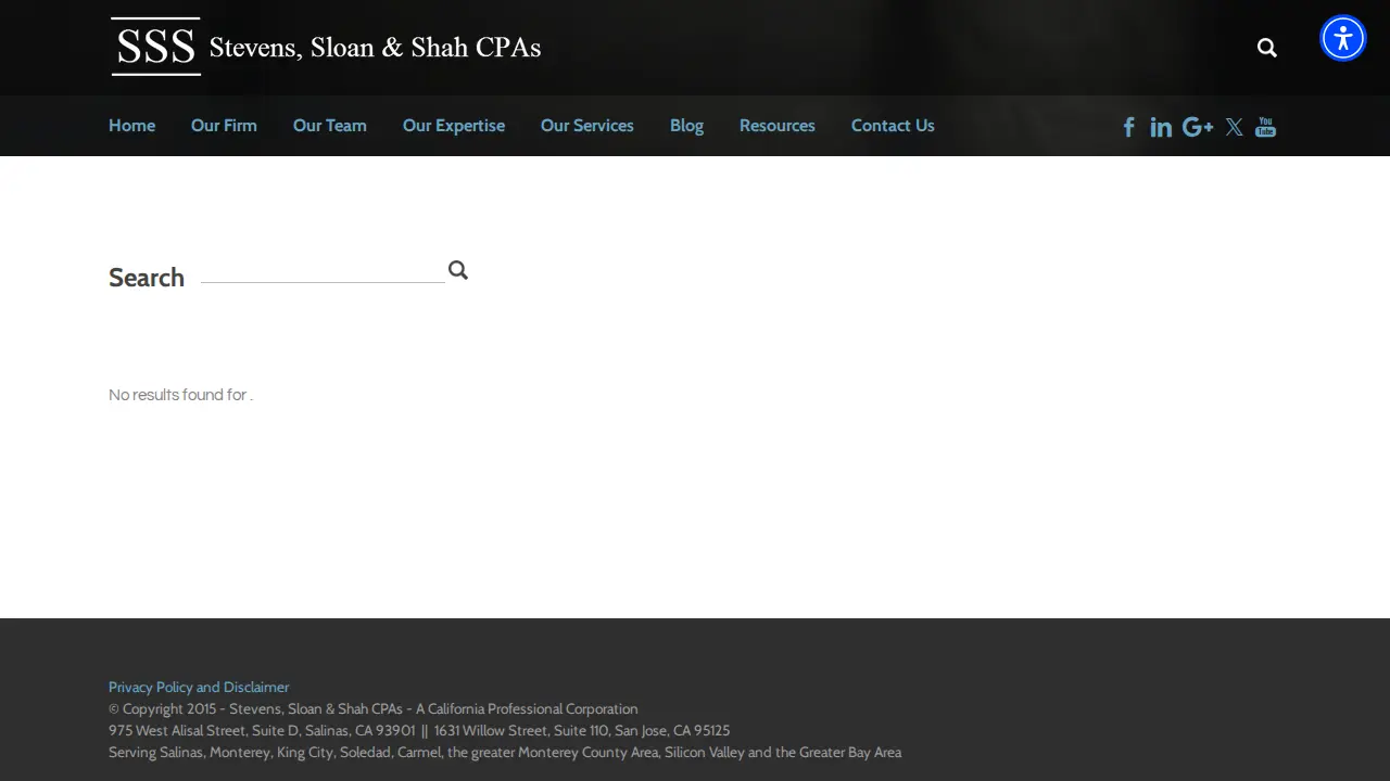 Stevens, Sloan & Shah CPAs page