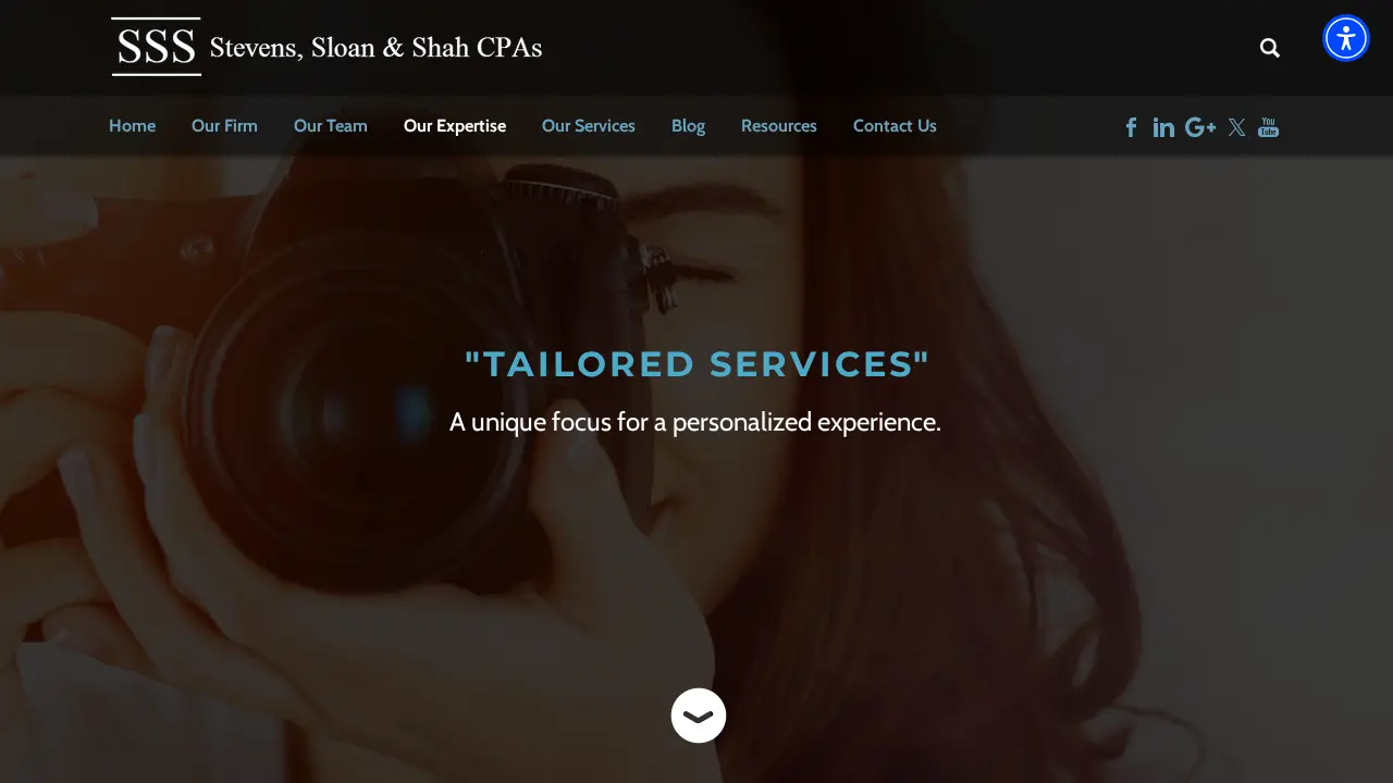 Stevens, Sloan & Shah CPAs page