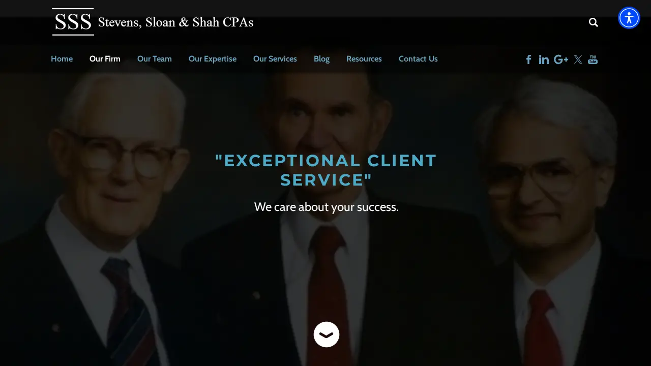 Stevens, Sloan & Shah CPAs page