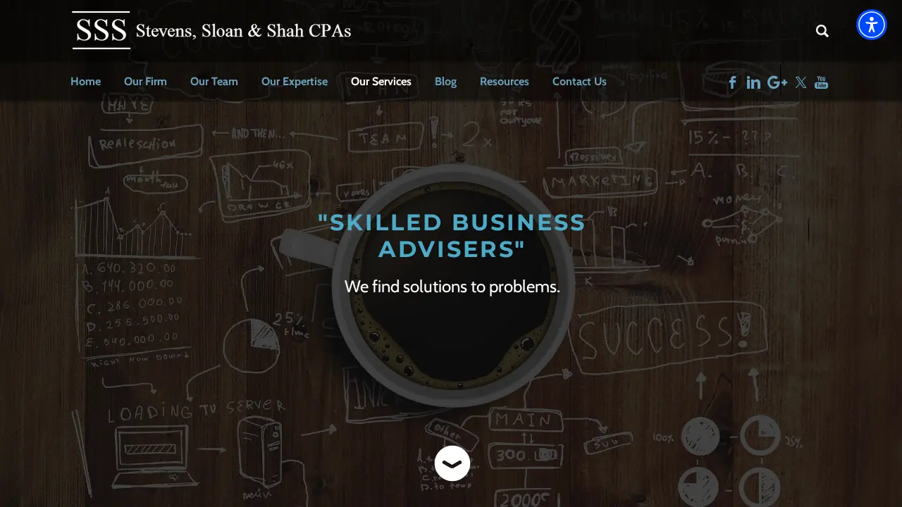 Stevens, Sloan & Shah CPAs page