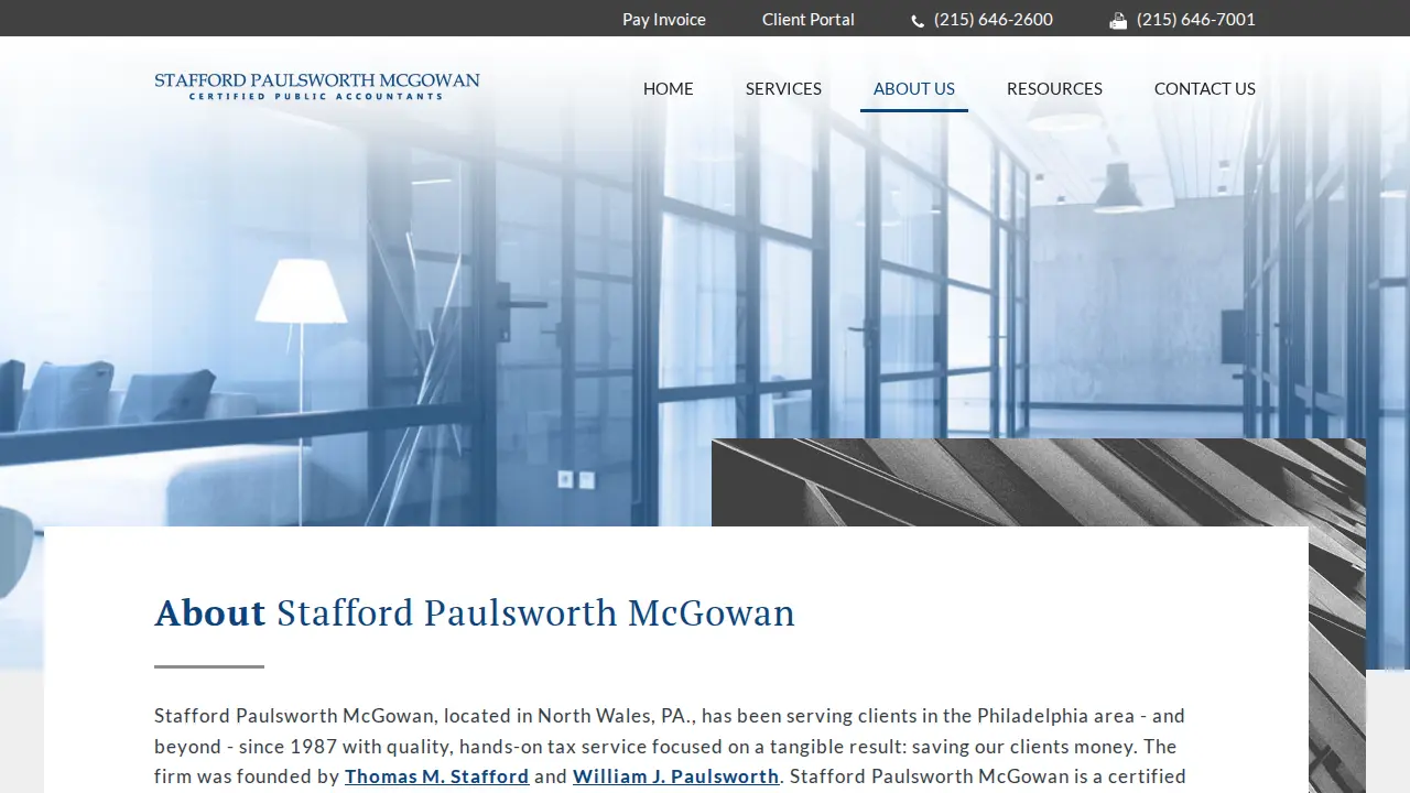 Stafford Paulsworth McGowan page