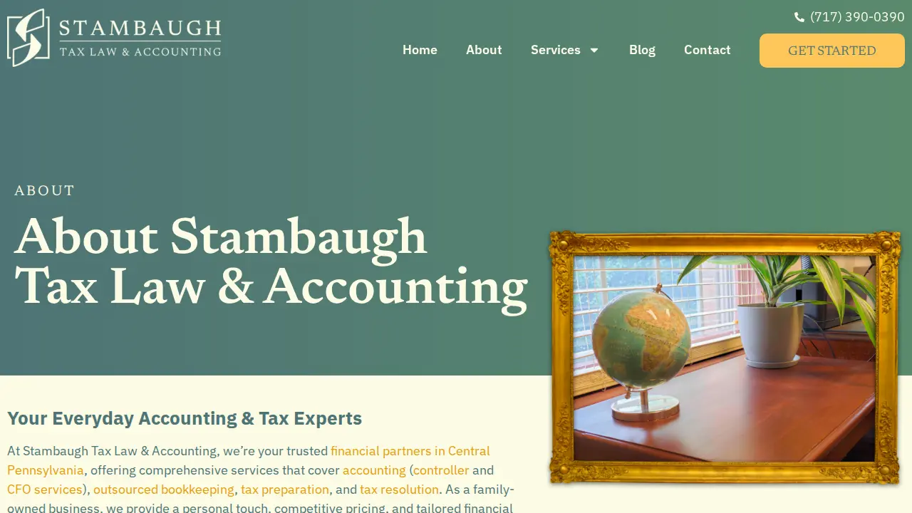Stambaugh Tax Law & Accounting Co page