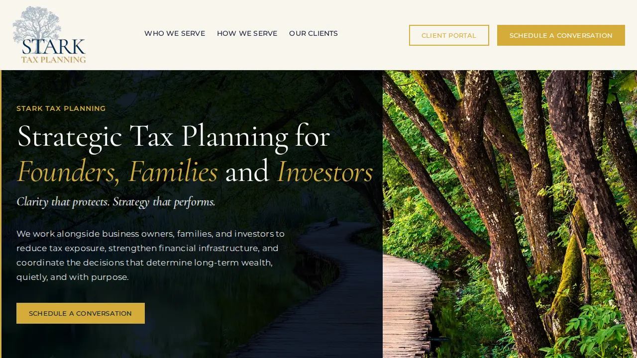 Stark Tax Planning
