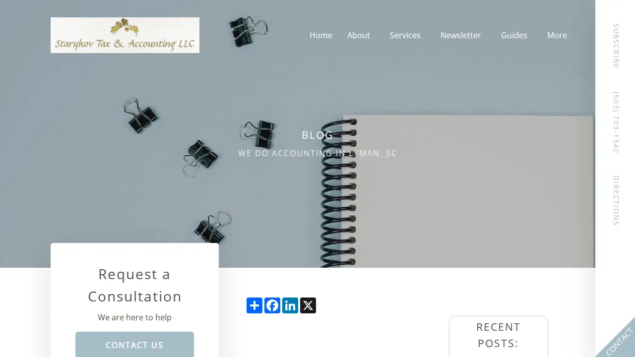 Starykov Tax & Accounting LLC page