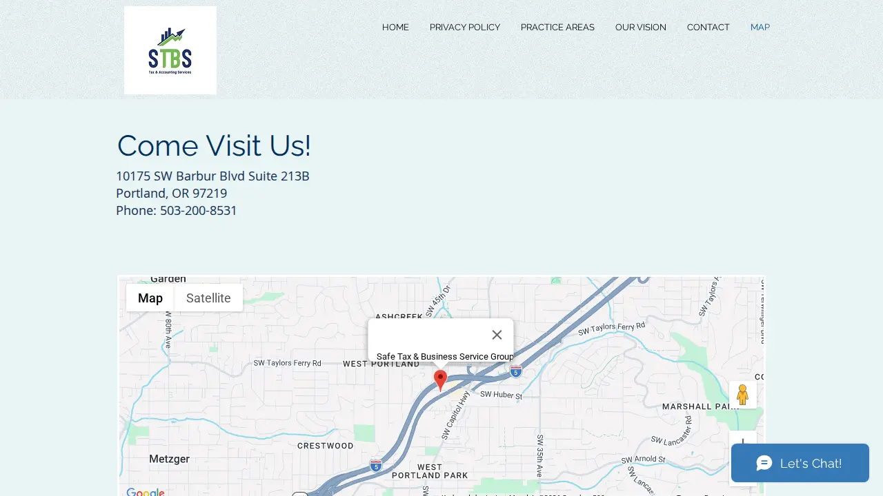 Safe Tax and Business Services LLC page