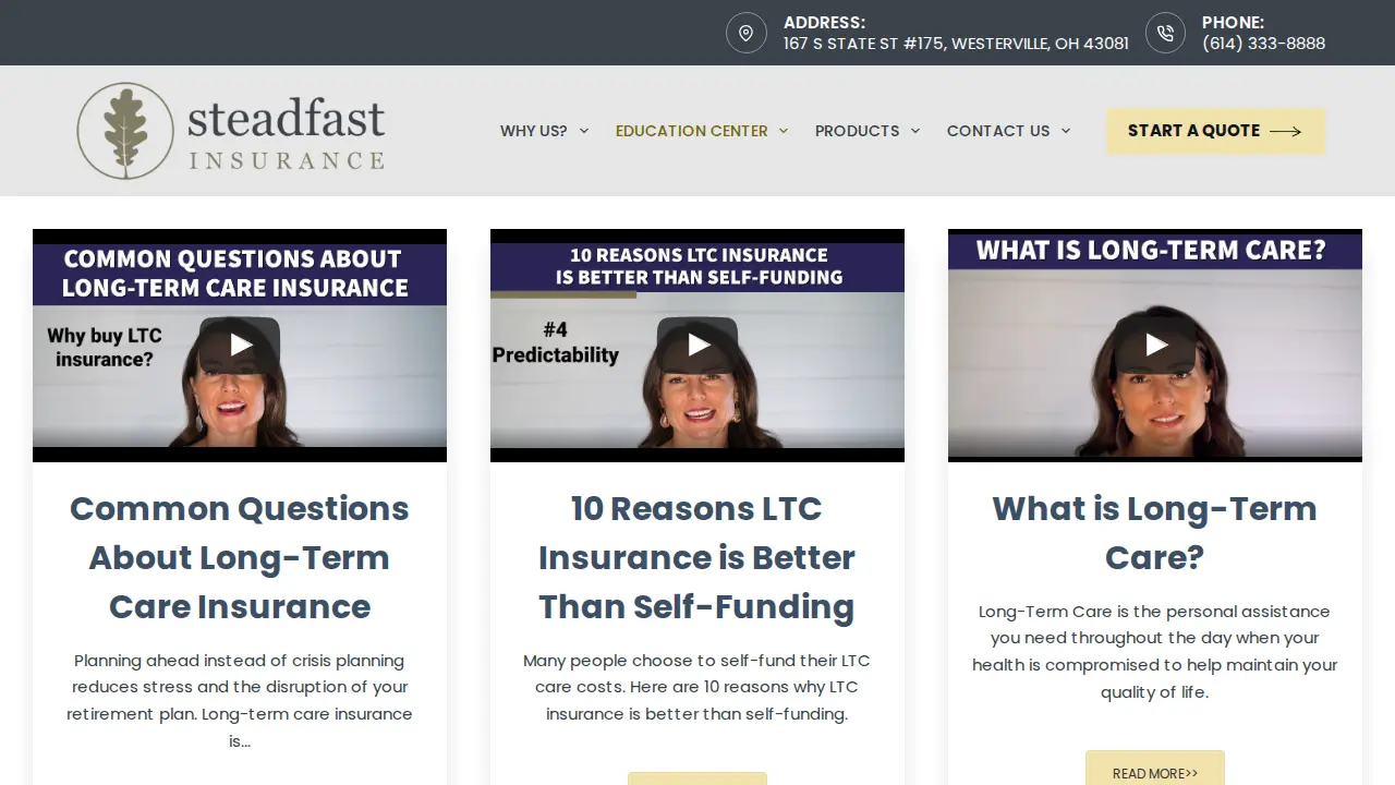 Steadfast Insurance LLC page