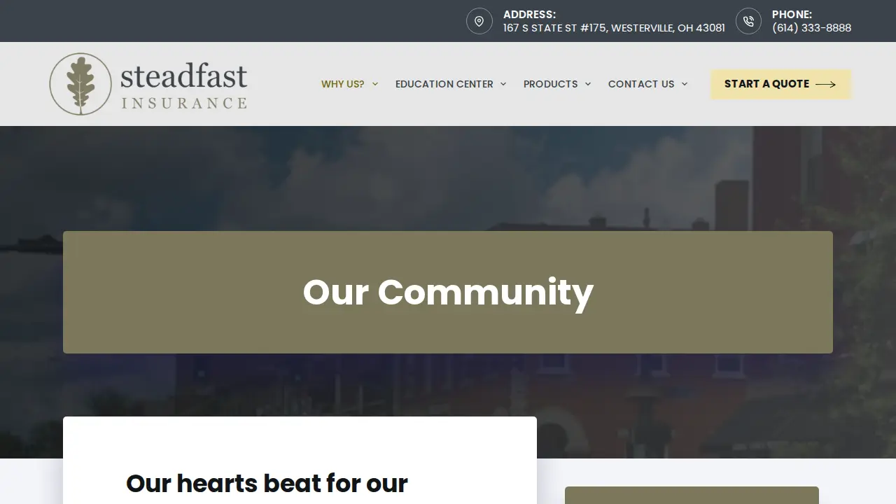 Steadfast Insurance LLC page