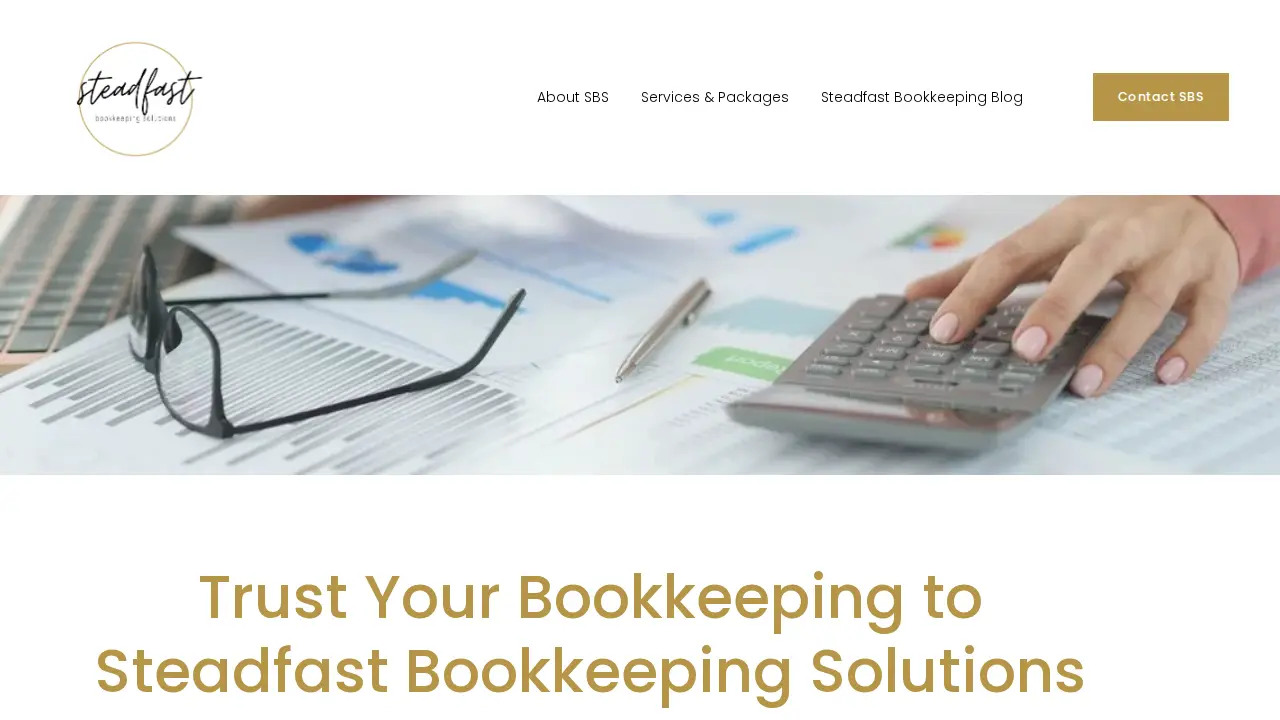 Steadfast Bookkeeping Solutions page