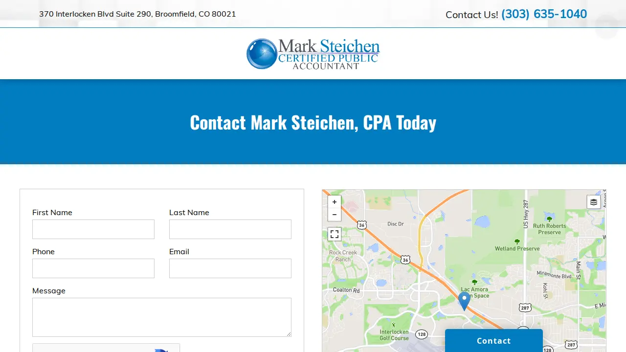 Mark Steichen CPA LLC page