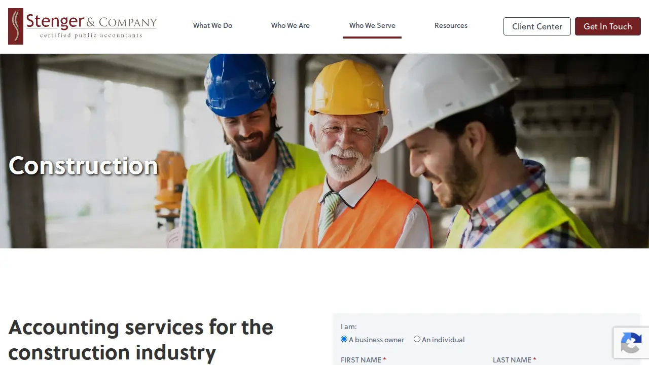 Stenger & Co LLC page