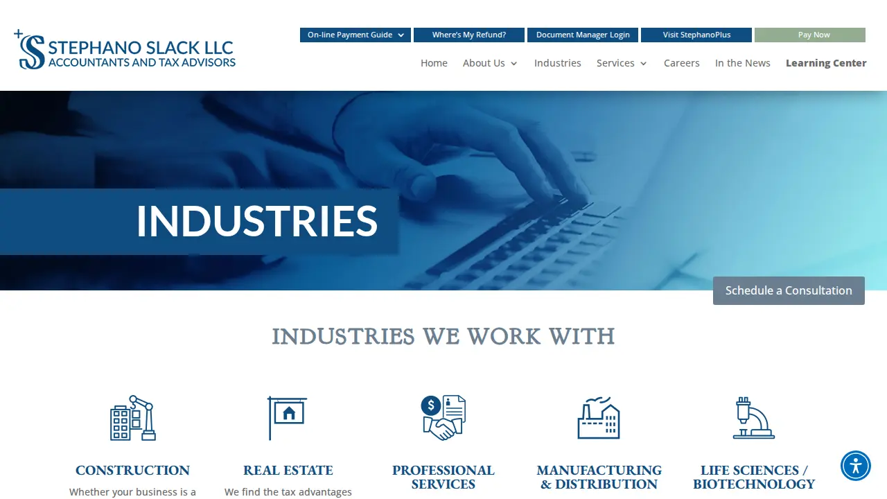 Stephano Slack LLC page