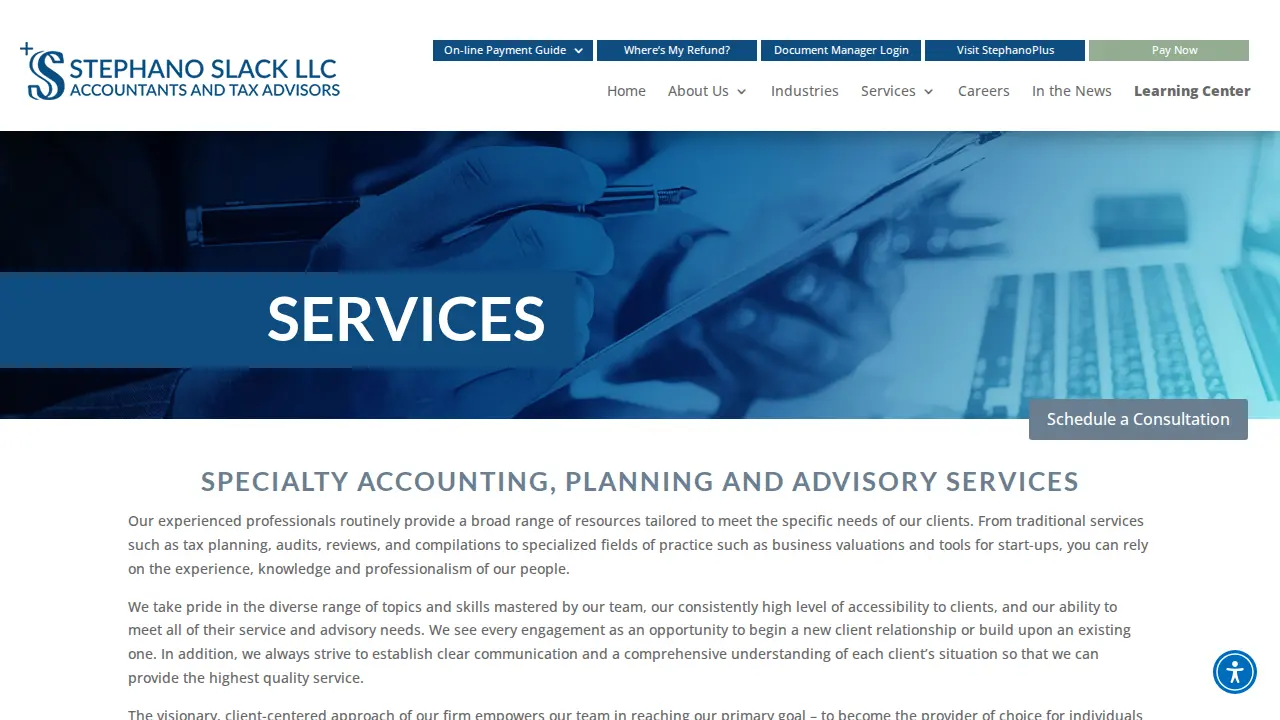 Stephano Slack LLC page
