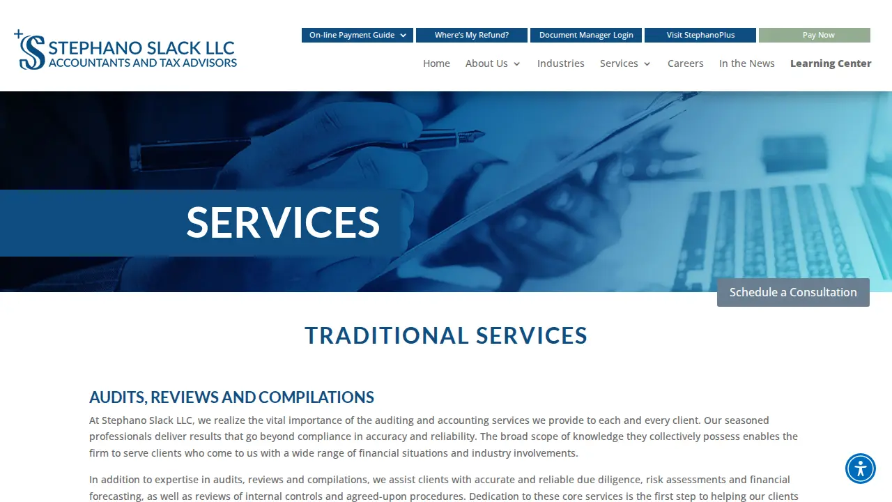 Stephano Slack LLC page